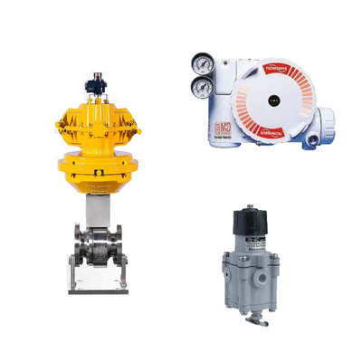 صمام التحكم الصيني مع Flowserve Logix 3200MD جهاز تحديد المواقع الرقمي HART و Masoneilan 78-40 جهاز تحكم المرشح