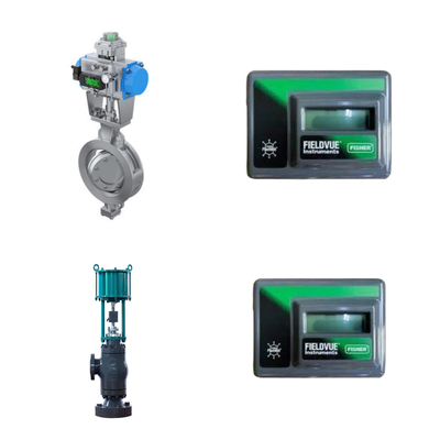 نظام التغذية الراجعة غير المرتبطة بسهولة استخدام صمام التحكم مع Fisher FIELDVUE DVC2000 موقف صمام رقمية