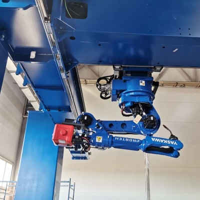 ذراع روبوتية ذات 6 محاور ياسكاوا GP25-12 مع CNGBS Robot Guide Rail للتعامل مع أتمتة الروبوت