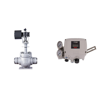 صمام التحكم الهوائي مع موقف الصمام الذكي الأصلي Rotork YT-2500 و Fisher 67CFR جهاز تنظيم المرشح