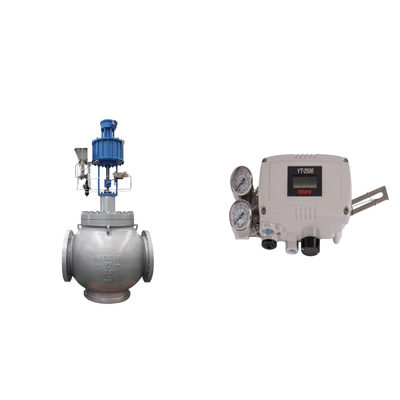 صمام التحكم الهوائي مع موقف الصمام الذكي الأصلي Rotork YT-2500 و Fisher 67CFR جهاز تنظيم المرشح