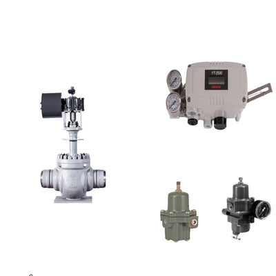 صمام التحكم الهوائي مع موقف الصمام الذكي الأصلي Rotork YT-2500 و Fisher 67CFR جهاز تنظيم المرشح