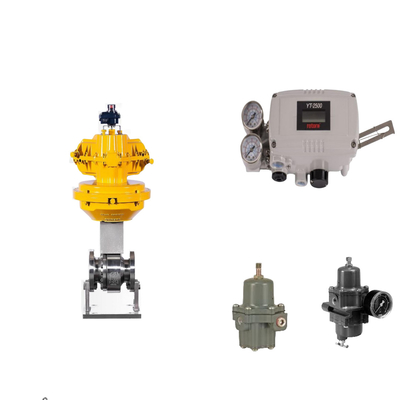 صمام التحكم الهوائي مع موقف الصمام الذكي الأصلي Rotork YT-2500 و Fisher 67CFR جهاز تنظيم المرشح