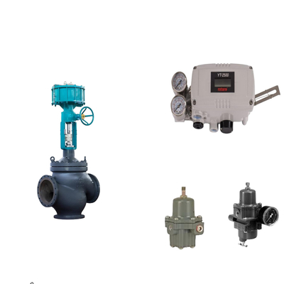 صمام التحكم الهوائي مع موقف الصمام الذكي الأصلي Rotork YT-2500 و Fisher 67CFR جهاز تنظيم المرشح