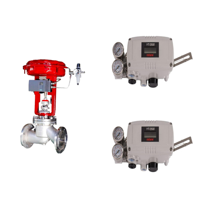 صمام التحكم الهوائي مع موقف الصمام الذكي الأصلي Rotork YT-2500 و Fisher 67CFR جهاز تنظيم المرشح