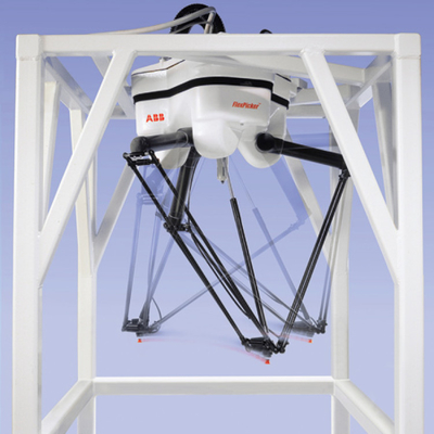 ABB 4 محور ذراع الروبوت IRB 360-1 مع CNGBS دليل السكة الحديدية كآلة تجميع لمعالجة OEM