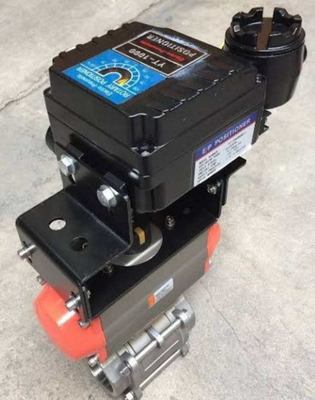 صمام التحكم KOSO 220C Globe Valves مع مشغل هوائي من النوع 6400RB 6500RA 7300RB مع محدد موضع الصمام YT-3300