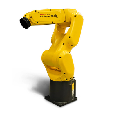 FANUC LR Mate 200iD 6 محور ذراع الروبوت الصناعي مع عقدة CNGBS لتجميع المحرك