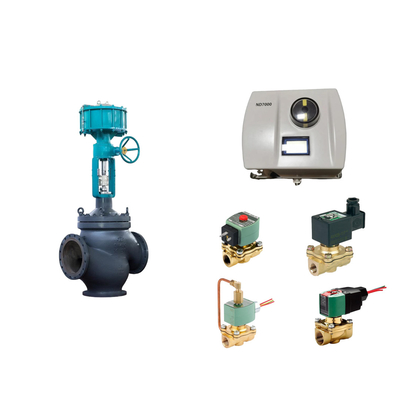 صمام التحكم الهوائي مع Neles ND7000 موقف الصمام الذكي مع صمام Asco Solenoid كمورد صمام Sto