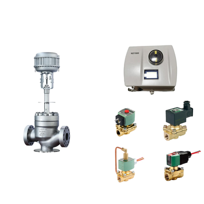 صمام التحكم الهوائي مع Neles ND7000 موقف الصمام الذكي مع صمام Asco Solenoid كمورد صمام Sto