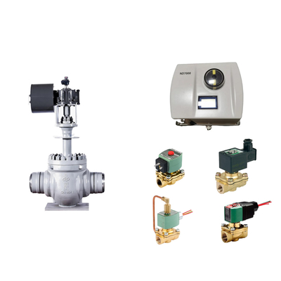 صمام التحكم الهوائي مع Neles ND7000 موقف الصمام الذكي مع صمام Asco Solenoid كمورد صمام Sto