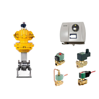 صمام التحكم الهوائي مع Neles ND7000 موقف الصمام الذكي مع صمام Asco Solenoid كمورد صمام Sto