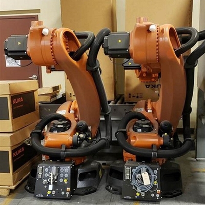 KUKA KR 180 R3200 PA ذراع روبوت 5 محاور مع 180 كيلوغرام من الحمولة المفيدة لآلة التعبئة والتغليف كروبوت للتقطيع