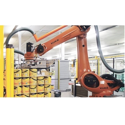 KUKA KR 180 R3200 PA ذراع روبوت 5 محاور مع 180 كيلوغرام من الحمولة المفيدة لآلة التعبئة والتغليف كروبوت للتقطيع