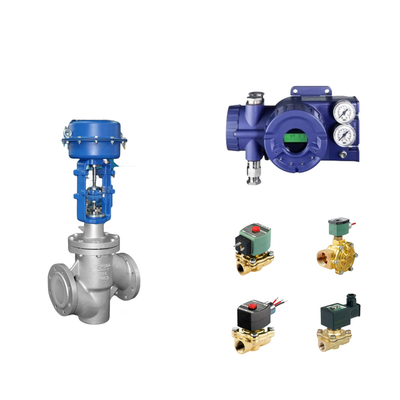 صمام التحكم الهوائي الصيني مع جهاز تحديد موقع الصمام الذكي الأصلي Foxboro SRD960 وصمام Asco Solenoid