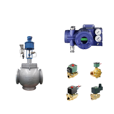 صمام التحكم الهوائي الصيني مع جهاز تحديد موقع الصمام الذكي الأصلي Foxboro SRD960 وصمام Asco Solenoid