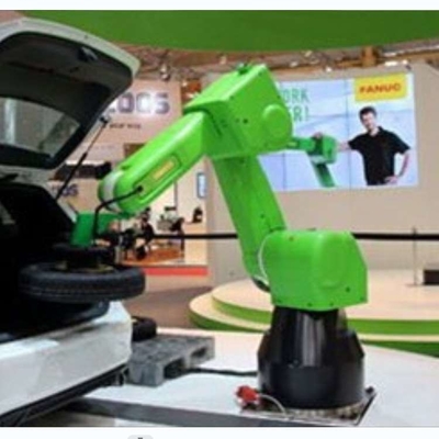 الذراع الروبوتية Cnc 6 محور Fanuc CR-4iA مع CNGBS حزمة ثوب الروبوت للتعاون في لحام الروبوت