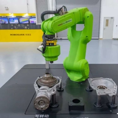 6 محور Fanuc CRX-5iA ذراع روبوت كوبوت مع ملابس روبوت CNGBS للتعامل كروبوت تعاوني