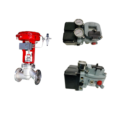 صمام التحكم الهوائي الصيني مع ماسونيلان SVI2-21123121 موقف الصمام وصمام ASCO Solenoid