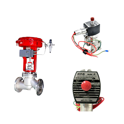 صمام التحكم الهوائي الصيني مع ماسونيلان SVI2-21123121 موقف الصمام وصمام ASCO Solenoid