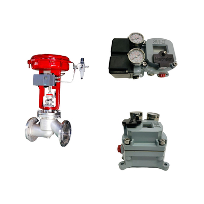 صمام التحكم الهوائي الصيني مع ماسونيلان SVI2-21123121 موقف الصمام وصمام ASCO Solenoid