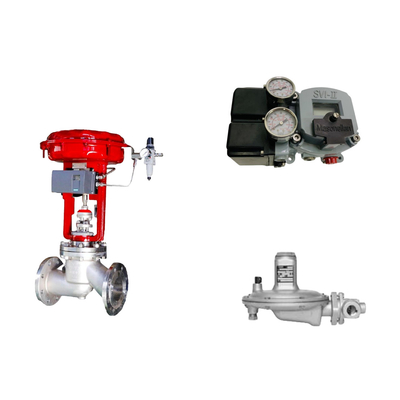 صمام التحكم الهوائي مع ماسونيلان SVI2-21123111 موقف وصمام تنظيم الضغط فيشر T205B