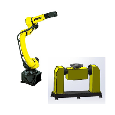 روبوت FANUC M-10iD/12 من 6 محاور ذراع روبوت صناعي مع جهاز تحديد موقع لحام CNGBS لحام