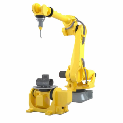 روبوت FANUC من 6 محاور روبوت صناعي M-20iD/25 مع جهاز تحديد موقع لحام CNGBS لحام