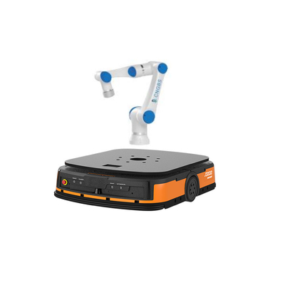 روبوت AGV Q7-1500D Slam / QR Code Navigation مع روبوت CNGBS Cobot للروبوت المعدني