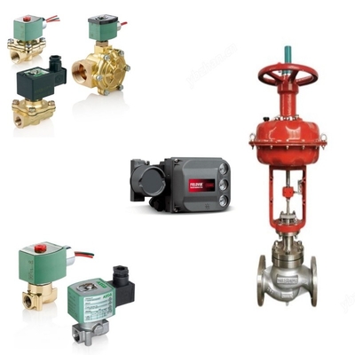 صمام التحكم DVC6200 Fisher Positioner 67C صمام خفض الضغط وصمام ASCO Solenoid