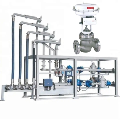 محطة تخفيض الضغط وتخفيف الحرارة مع مفاعل صمام Flowserve وموضع صمام Flowserve 520md Logix