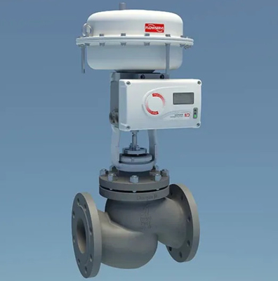 محطة تخفيض الضغط وتخفيف الحرارة مع مفاعل صمام Flowserve وموضع صمام Flowserve 520md Logix