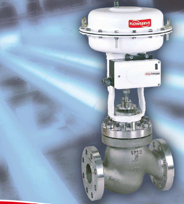 محطة تخفيض الضغط وتخفيف الحرارة مع مفاعل صمام Flowserve وموضع صمام Flowserve 520md Logix