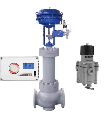 مصنع صمام التحكم في الصين يستخدم Flowserve Logix 520MD/521MD/522MD موقف الصمام و Masoneilan78-40 المنظم