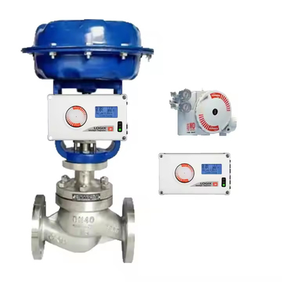صمام التحكم الكهربائي الهوائي الجديد والأصلي مع جهاز تحديد موقع تدفق Logix 3200MD 520MD PM5