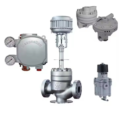 الصينية DN150 صمام التحكم و Masoneilan SVI1000 موقع BR200 BR400 مكبر هوائي 78-40 صمام خفض الضغط