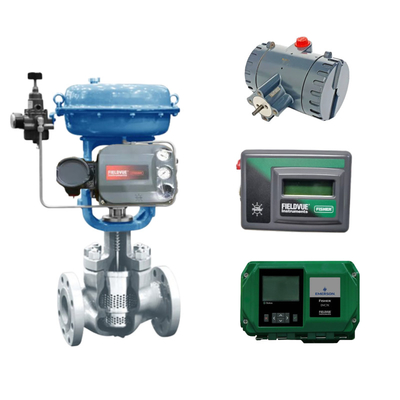 صمام التحكم الصيني مجهز بـ Fisher DVC6200 DVC2000 DVC7k DVC510si جهاز تحديد موقع الصمام الذكي وصمام ASCO