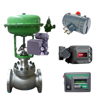 صمام التحكم الصيني مجهز بـ Fisher 3582i DVC6200 DVC2000 DVC510si جهاز تحديد موقع الصمام الذكي وصمام ASCO