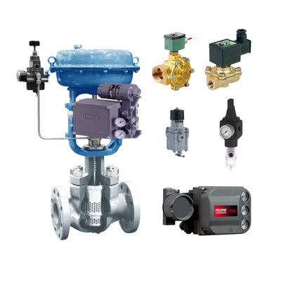 صمام التحكم الصيني مجهز بـ Fisher 3582i DVC6200 DVC2000 DVC510si جهاز تحديد موقع الصمام الذكي وصمام ASCO