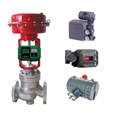 صمام التحكم الصيني مجهز بـ Fisher DVC6200 DVC2000 DVC7k DVC510si جهاز تحديد موقع الصمام الذكي وصمام ASCO