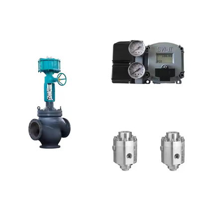 صمام التحكم الهوائي مع ماسونيلان SVI2-21123111 موقف وصمام تنظيم الضغط فيشر T205B