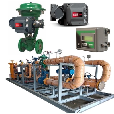 صمام التحكم في تدفق المياه مع EMERSON Fisher GX صمام التحكم والمحرك مع DVC6200/DVC2000 موقف الصمام