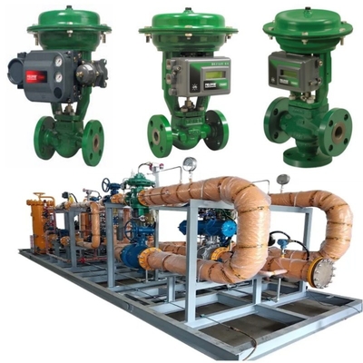 صمام التحكم في تدفق المياه مع EMERSON Fisher GX صمام التحكم والمحرك مع DVC6200/DVC2000 موقف الصمام