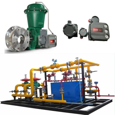 صمام التحكم في تدفق التزلج مع فيشر Vee-Ball V150/V200/V300 صمام التحكم 2052 عامل DVC6200 موقف