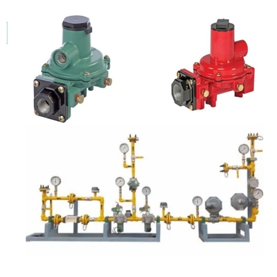 صمام التبديل المنزلق مجهزة بجهاز تنظيم Fisher R Series R222H/R222 ومقياس الضغط