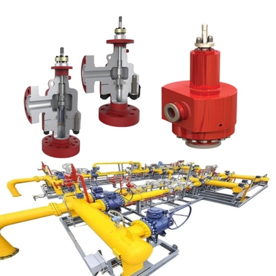 صمام التحكم بالشريحة سامسون PN1.6 ~ 42MPa ANSI 150 ~ 2500LB مع مقعد مخروط أو حلقات O DN15 ~ DN600