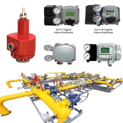 صمام التحكم بالشريحة سامسون PN1.6 ~ 42MPa ANSI 150 ~ 2500LB مع مقعد مخروط أو حلقات O DN15 ~ DN600