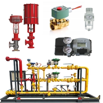صمام التبديل السكيد Masoneilan 71000 صمام التحكم 87/88 مشغل SVI FF/SVI-3 ACSO صمام سولينويد SMC منظم الجهد