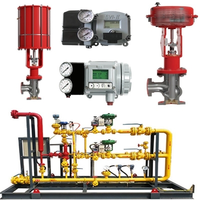 صمام التبديل السكيد Masoneilan 71000 صمام التحكم 87/88 مشغل SVI FF/SVI-3 ACSO صمام سولينويد SMC منظم الجهد