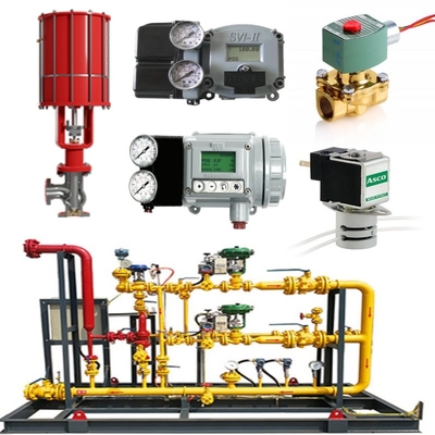 صمام التبديل السكيد Masoneilan 71000 صمام التحكم 87/88 مشغل SVI FF/SVI-3 ACSO صمام سولينويد SMC منظم الجهد